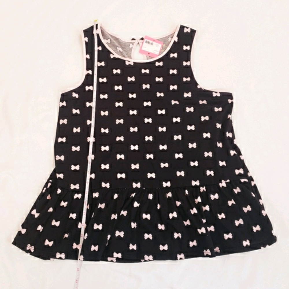 NWT Kate Spade 2pc Pajama Set Pink Bows Top & Pant - Picture 5 of 10